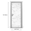 Dekorative Türtapete selbstklebend Klebefolie Türposter Produktbild-Vorschau 3