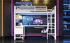 Gaming-Hochbett 90x200, Schreibtisch, Tastaturablage, Produktbild-Vorschau 13