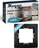 Kopp Paris schwarz matt Schalterprogramm Rahmen, Schalter, Produktbild-Vorschau 3