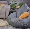 Sedací vak + podnožník šedý z Náhled obrázku produktu 3
