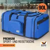 Monzana Reisetasche Weekender Duffelbag, Blau, 90L, Produktbild-Vorschau 2