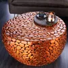 riess-ambiente Table basse ronde STONE MOSAIC 75 cm cuivre Voir les images du produit 5
