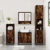 vidaXL Koupelnová zrcadlová skříňka kouřový dub 65x20x60 cm Náhled obrázku produktu 3