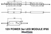 20x LED Module 3xPower SMD LEDs Weiß Wasserdicht 12V Produktbild-Vorschau 4