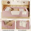 Elegantes Polsterbett mit Samtbezug, abnehmbaren Produktbild-Vorschau 7