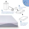 Matelas mousse 90x200 cm, réversible H3/H4, épaisseur 20 Voir les images du produit 10