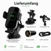 Auto Handyhalterung mit Qi-Ladefunktion 15W – Smartphone Produktbild-Vorschau 4