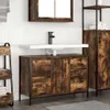 vidaXL Base per lavabo con cassetti in rovere fumé Anteprima dell’immagine prodotto 2