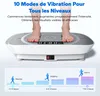Plateforme vibrante MERACH 10 vitesses avec télécommande et Voir les images du produit 6