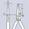 Pince ronde VDE 160 mm avec poignée ergonomique Knipex | Voir les images du produit 9