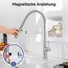 Küchenarmatur Gebürstet Spiralfeder Magnetisch, Wasserhahn Produktbild-Vorschau 9