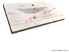5 teiliges Waschplatz Badmöbel Komplettset inkl. LED Produktbild-Vorschau 3