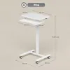 HOMCOM Laptoptisch Höhenverstellbar 71-107cm mit Rollen, Produktbild-Vorschau 3