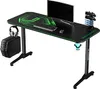 ULTRADESK FRAG gaming desk - GREEN V3, 140x60 cm, 76 cm, Produktbild-Vorschau 1
