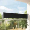 vidaXL Výsuvná boční markýza 60×300 cm černá Náhled obrázku produktu 2