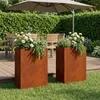 vidaXL Jardinières pour l'extérieur, lot de 2, aspect Voir les images du produit 2