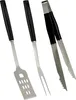 Set di utensili per barbecue 3 pezzi nero Anteprima dell’immagine prodotto 2