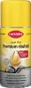 A product shot of a spray can with marketing text and graphics. Produktbild-Vorschau