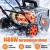 1400W Akku-Schneefräse mit 2 Akku | Brushless Motor 6500RPM Produktbild-Vorschau 8
