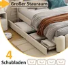 Merax Polsterbett 160x200cm, mit LED, USB und Stereoanlage, Produktbild-Vorschau 8