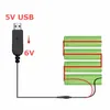 O58 USB zu AAA Batterie Adapter 5V – Stromkabel 1 m, USB Produktbild-Vorschau 5