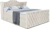ALTDECOR Boxspringbett mit Fußteil, 2 Matratzen und Topper Produktbild-Vorschau 2