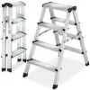Drabina aluminiowa dwustronna tectake® z 4 szczeblami, Podgląd zdjęcia produktu 10