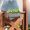 KADAX Blumentopf "Castro", Topf mit Griffen, 60cm, Braun , Produktbild-Vorschau 6