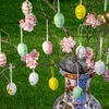 com-four® 36x Ostereier zum Aufhängen - bunte Ostereier aus Produktbild-Vorschau 3