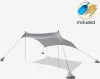Tenda da spiaggia portatile 2,3 x 2,3 m antivento, Anteprima dell’immagine prodotto 4