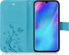 Handytasche für Huawei P30 Blumen Flip Cover Buchhülle mit Produktbild-Vorschau 3