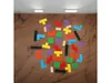 Tetris Puzzle Drevené bloky Montessori 3D puzzle hra Náhľad obrázku produktu 9