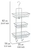 WENKO Duschcaddy Milano, 3 Ablagen, 2 Haken Duschcaddy zum Produktbild-Vorschau 4
