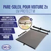 alca® pare-soleil voiture pare-soleil + protection UV avec Voir les images du produit 2