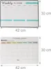 Relaxdays Whiteboard für Kühlschrank, Wochenplaner & Produktbild-Vorschau 4