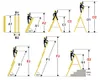 Drabina aluminiowa z opcją na schody 3x9 HIGHER 5,06m Hobby Podgląd zdjęcia produktu 3