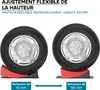 XPOtool set di cunei per camper 10cm 13,6t con 2 cunei Anteprima dell’immagine prodotto 4