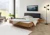 MASSIVMOEBEL24 Bett mit Nachttisch rechts Eiche 180x200x85 Produktbild-Vorschau 3