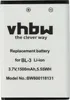 vhbw Akku kompatibel mit Baofeng BF-T6, UV-3R Funkgerät, Produktbild-Vorschau 3
