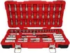 A red toolbox with various tools inside, opened to reveal the contents. Náhled obrázku produktu