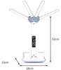 AFF 4156 Lampe de table LED avec ventilateur, horloge et Voir les images du produit 5