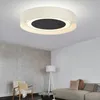 LED Deckenleuchte, Textil, Metall, weiß, beige, D 60 cm Produktbild-Vorschau 3