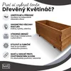 IvoQ Dřevěný květináč – 80 x 40 x 32 cm – dřevo – Pro Náhled obrázku produktu 4