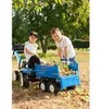 rolly toys Mega Trailer Dreiseitenkipper blau, Maße: Produktbild-Vorschau 3