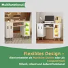 TWSOUL Arbeitstisch Nageltisch mit LED-Beleuchtung – Produktbild-Vorschau 6