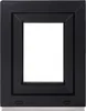 A black and silver window frame is shown against a white background. Anteprima dell’immagine prodotto