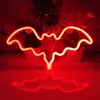 TRIXES Fledermaus Halloween LED Neon Licht Batterie Produktbild-Vorschau 3