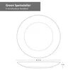 6er Green Speiseteller grüner Landhausstil I Ø 27 cm I Produktbild-Vorschau 3