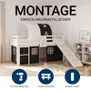 Postel Homestyle4u, patrová, 90x200 cm, s tobogánem, rošt, Náhled obrázku produktu 16