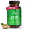 Vitabay Zink 50 mg Hochdosiert – 500 vegane Tabletten – Produktbild-Vorschau 1